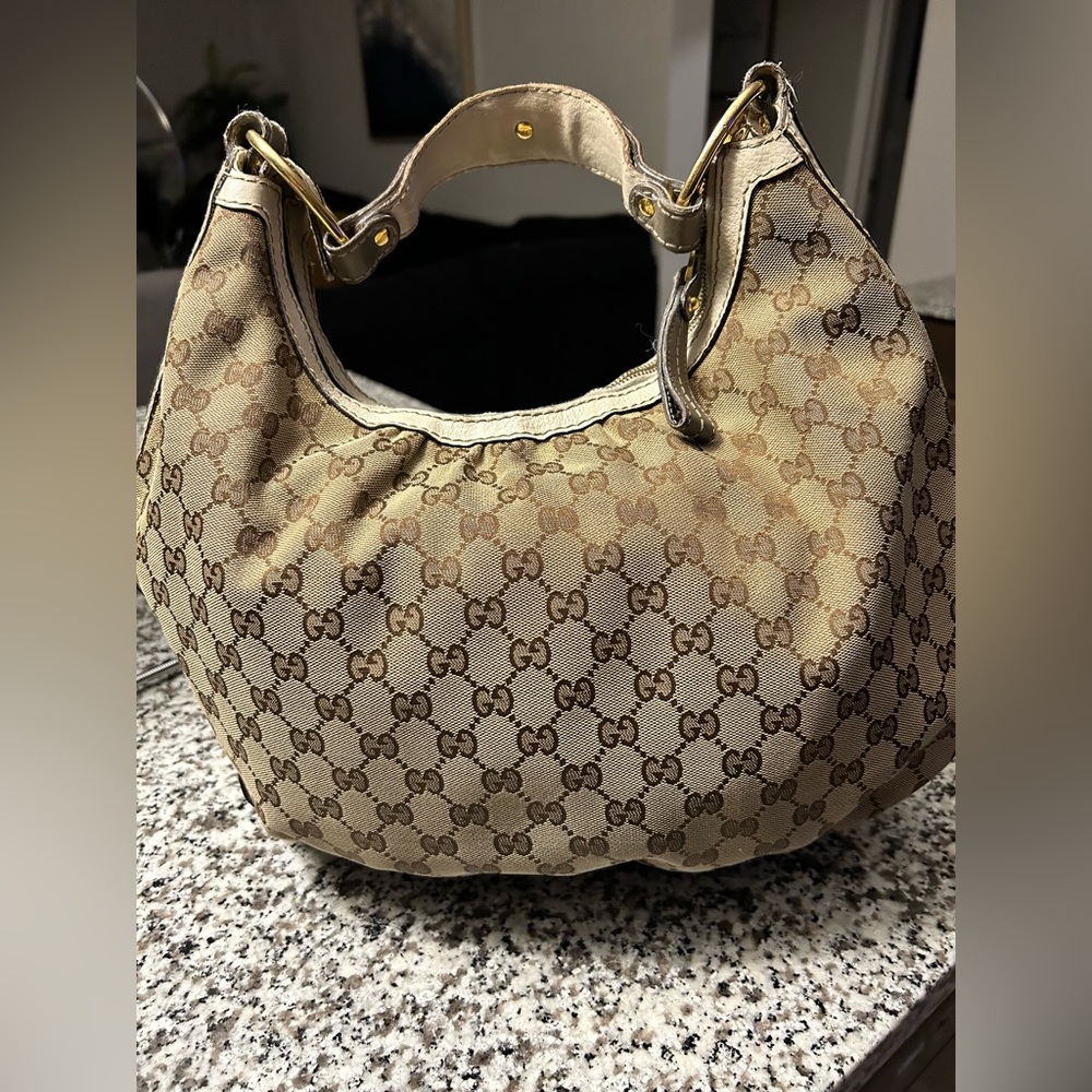 Gucci GG Canvas Large Biba Hobo